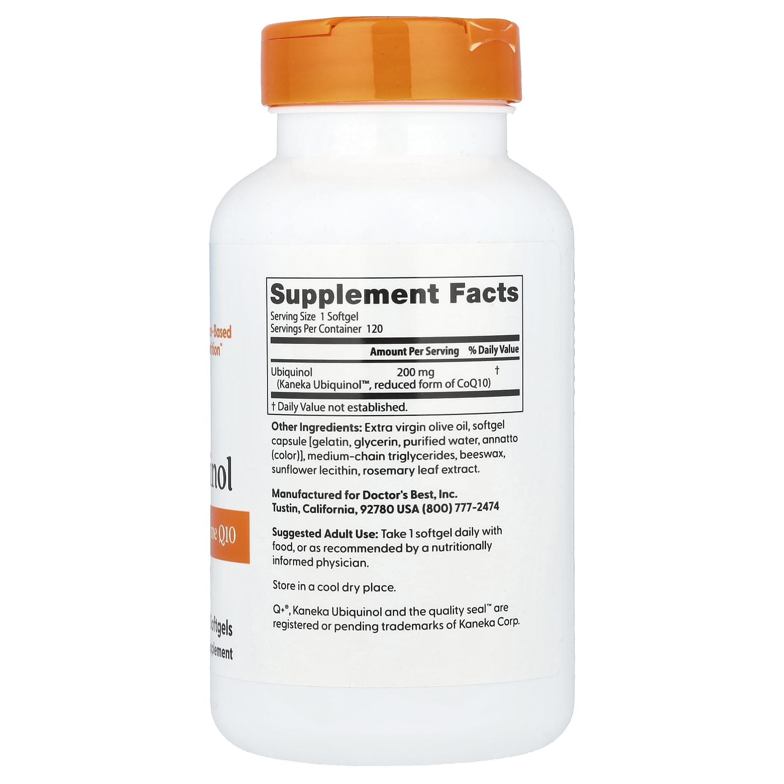 Ubiquinol 200mg 120 Softgels for Cellular Energy and Heart Health - Image 2