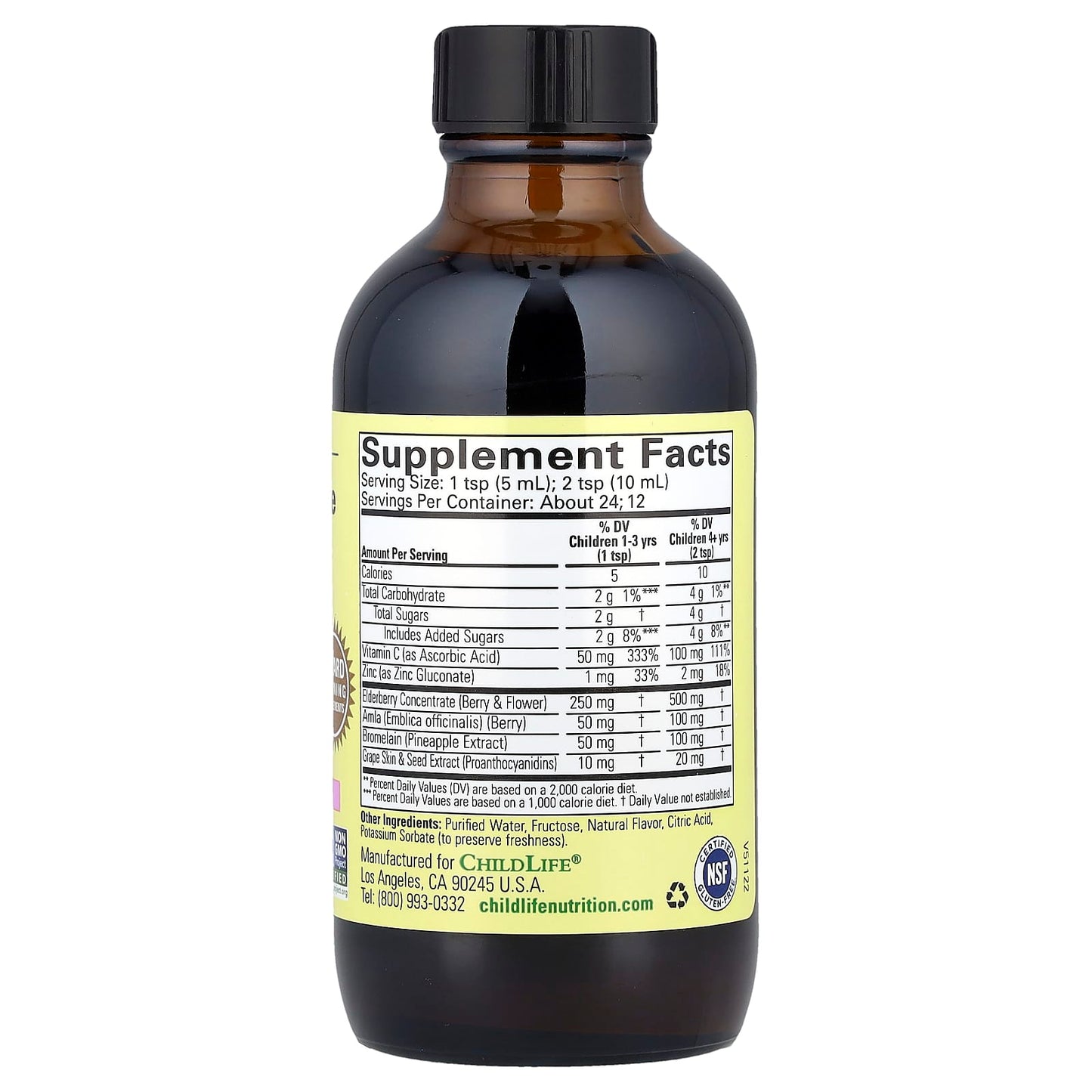 Natural Grape Aller-Care for Kids by ChildLife Essentials - 4 fl oz - Image 2