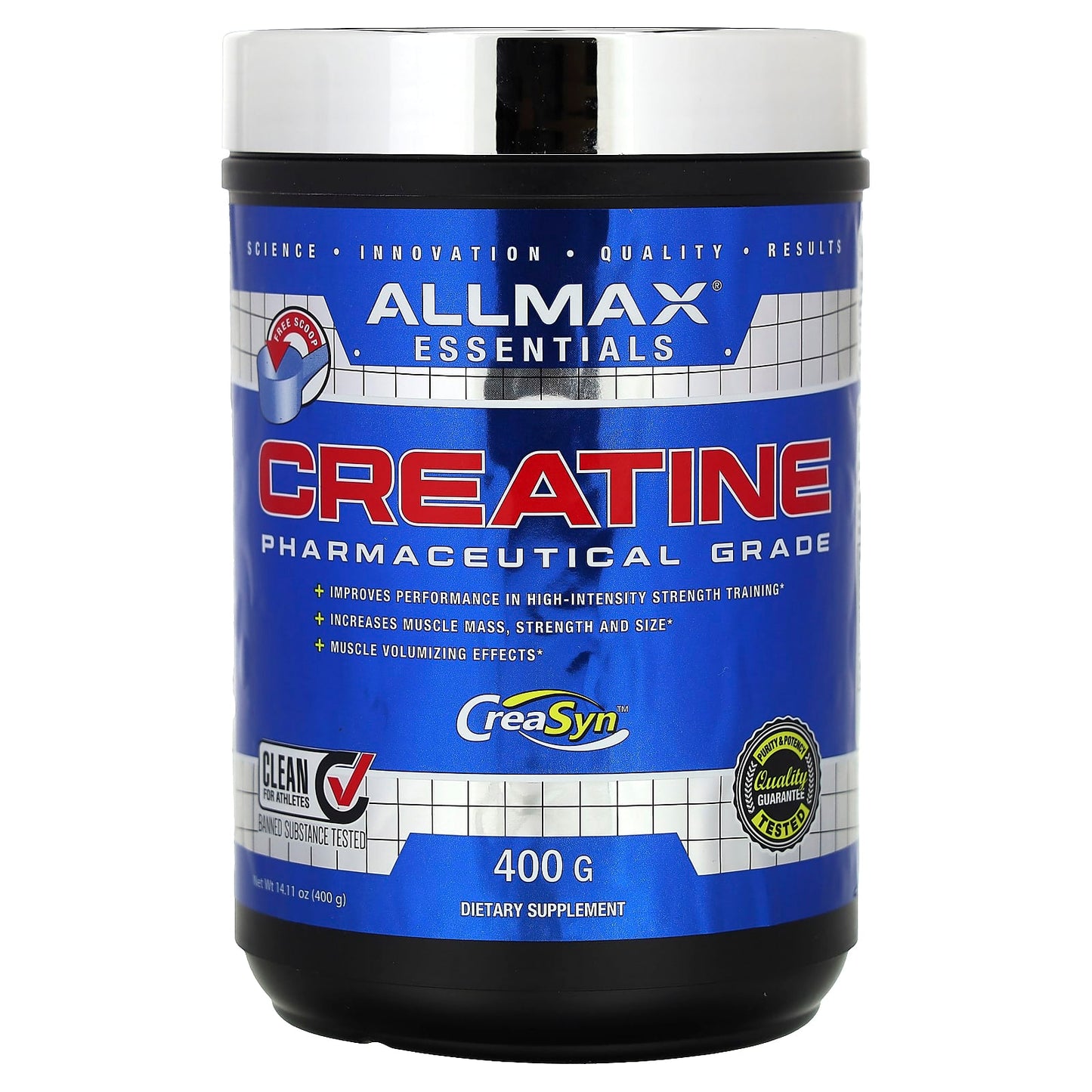 ALLMAX Creatine Monohydrate Pharmaceutical Grade, 400g - Image 1