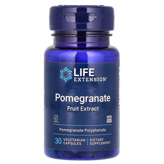Life Extension, Pomegranate Fruit Extract, 30 Vegetarian Capsules - Image 1