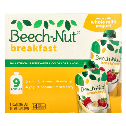 Beech-Nut Toddler Food Pouches, 12+ Months, 9 Pouches, Variety Pack - Image 1