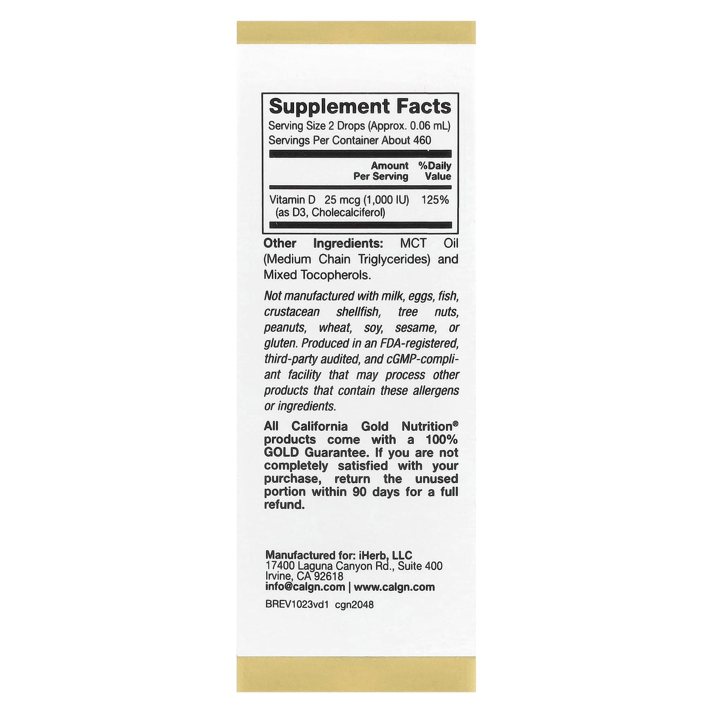 Vitamin D3 Liquid Supplement by California Gold Nutrition - Supports Bone and Heart Health - Image 2