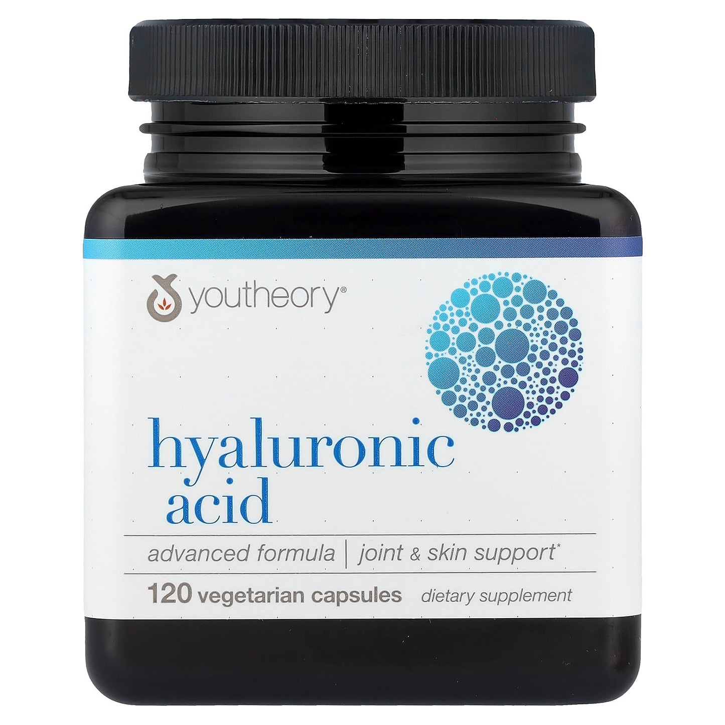 Youtheory, Hyaluronic Acid, Advanced Formula, 120 Vegetarian Capsules - Image 1