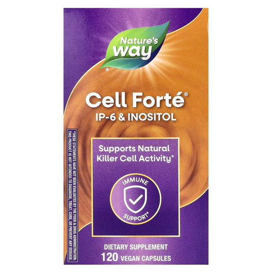 Nature's Way, Cell Forte, IP-6 & Inositol, 120 Vegan Capsules - Image 1