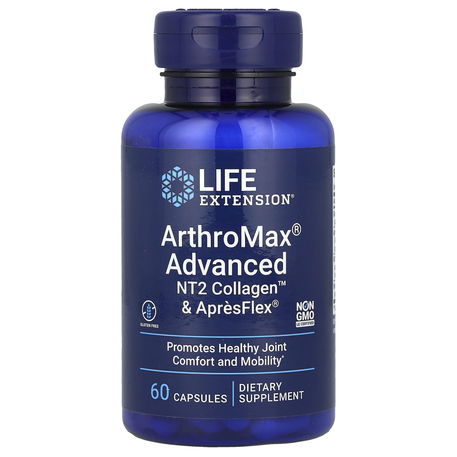 Life Extension, ArthroMax® Advanced, NT2 Collagen™ & ApresFlex®, 60 Capsules - Image 1