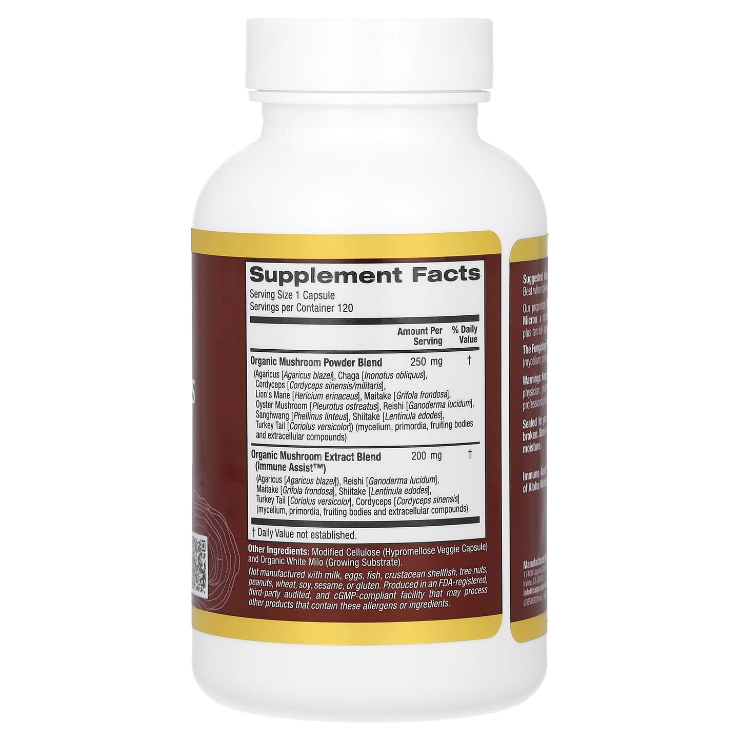 Boost Immunity with California Gold Nutrition's Fungiology MushRex Plus - Image 2