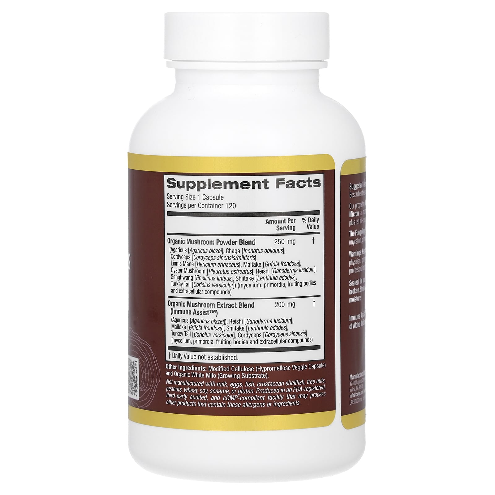 Boost Immunity with California Gold Nutrition's Fungiology MushRex Plus - Image 2