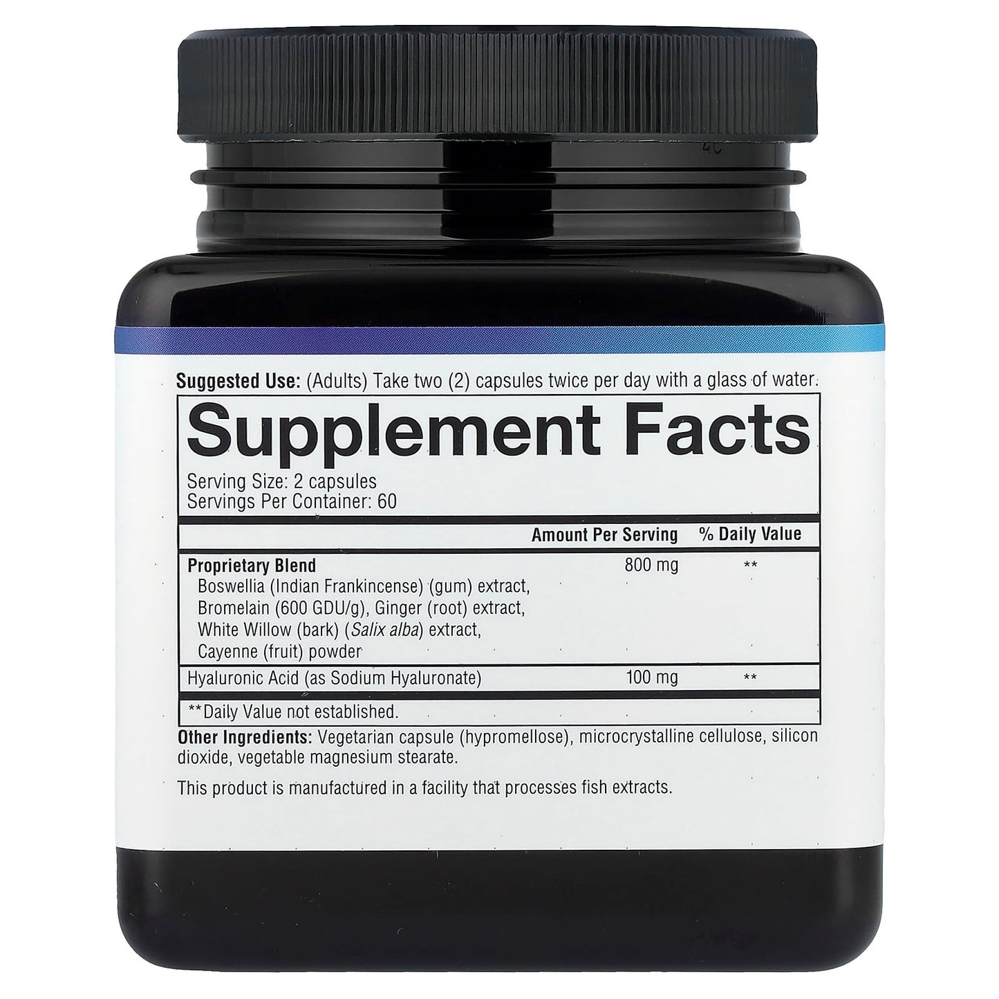 Youtheory, Hyaluronic Acid, Advanced Formula, 120 Vegetarian Capsules - Image 2