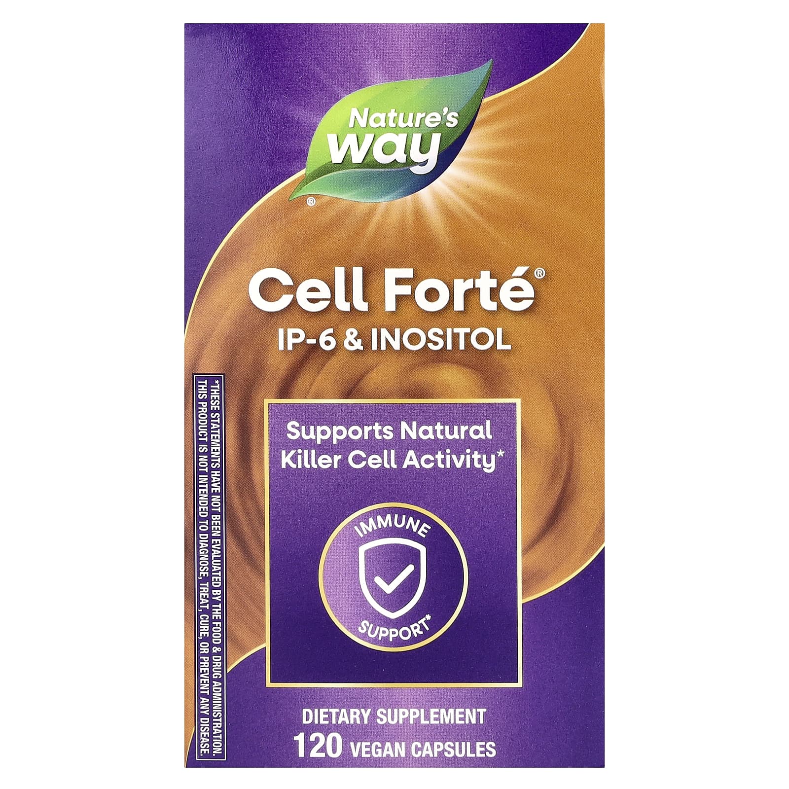 Nature's Way, Cell Forte, IP-6 & Inositol, 120 Vegan Capsules - Image 1