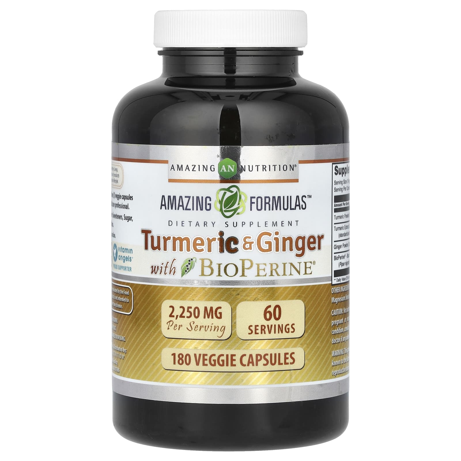 Turmeric & Ginger Dietary Supplement for Healthy Joints & Heart - Image 1