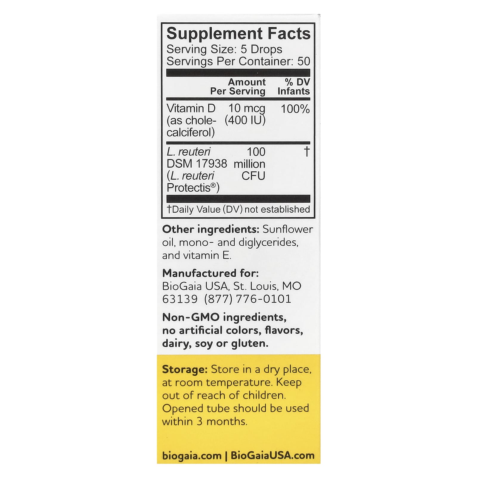 BioGaia Protectis Baby Probiotic Drops for Colic Relief & Digestive Health - Image 2