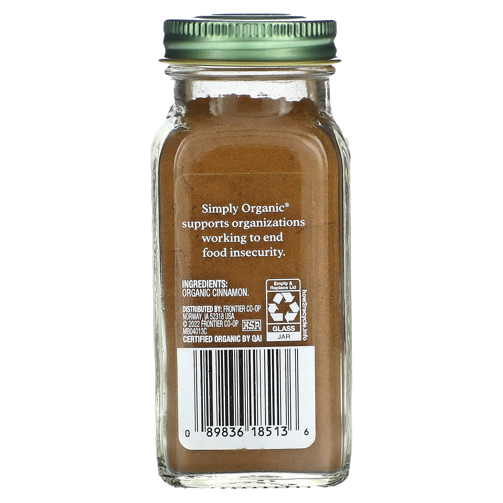 Simply Organic, Cinnamon, 2.45 oz (69 g) - Image 2
