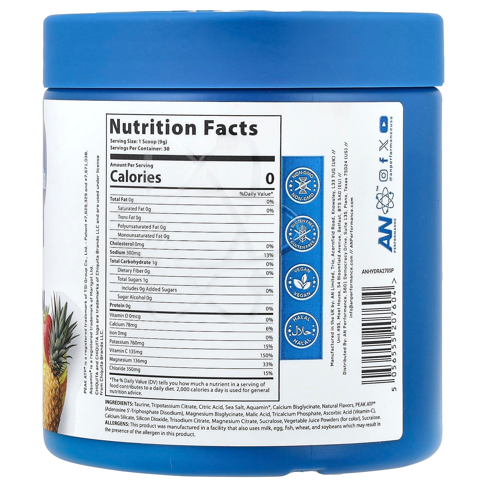 Pineapple Strawberry Hydration Supplement by AN Supps - Fuel Your Moment - Image 2