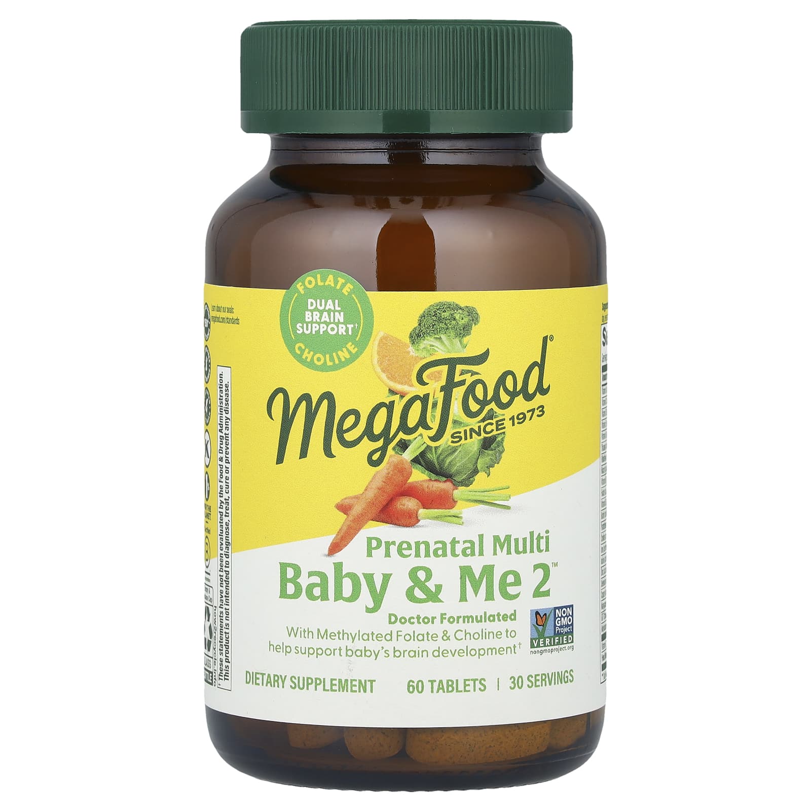 MegaFood, Baby & Me 2™, Prenatal Multi, 60 Tablets - Image 1