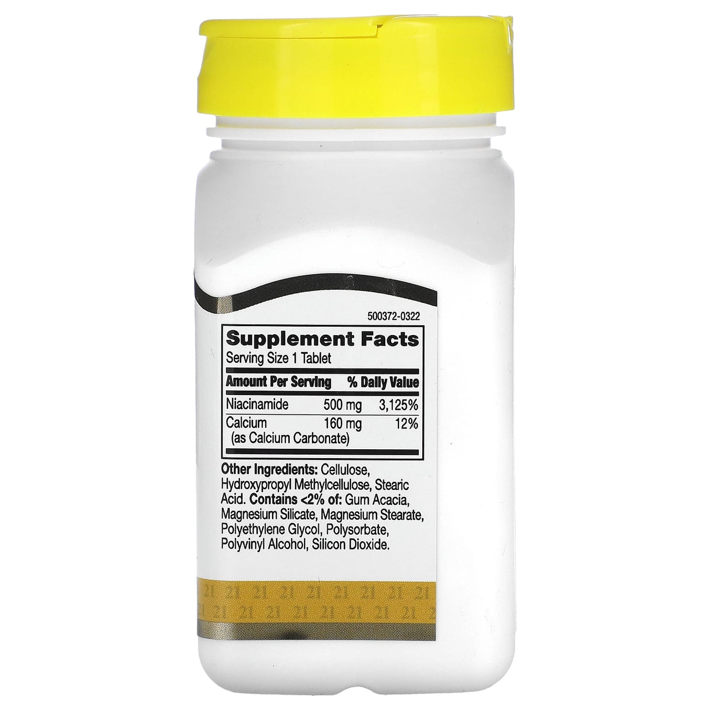 Niacinamide Prolonged Release 110 Tablets | 21st Century - Image 2
