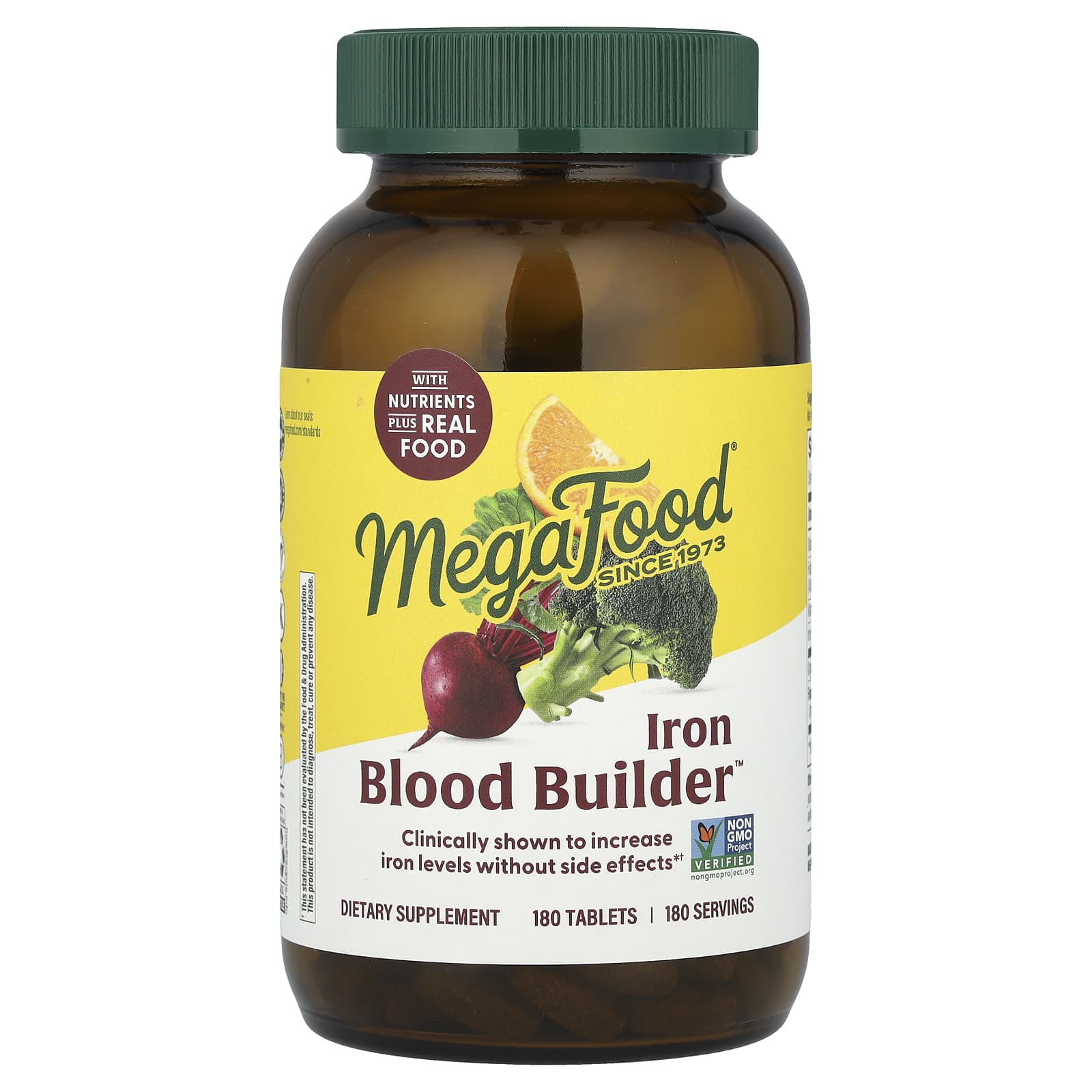 MegaFood, Iron Blood Builder™, 180 Tablets - Image 1