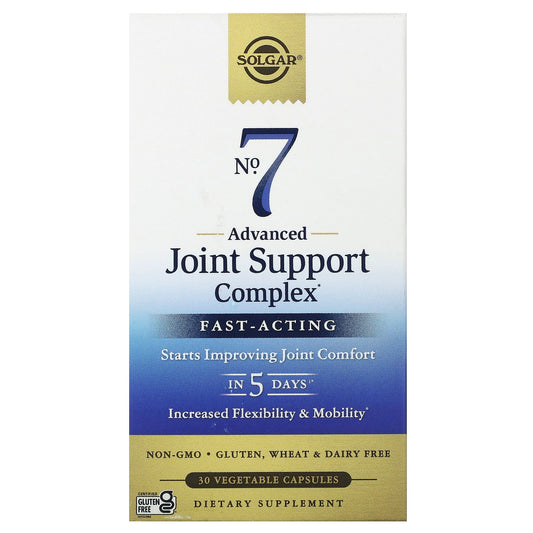Solgar, No. 7, Advanced Joint Support Complex, 30 Vegetable Capsules - Image 1