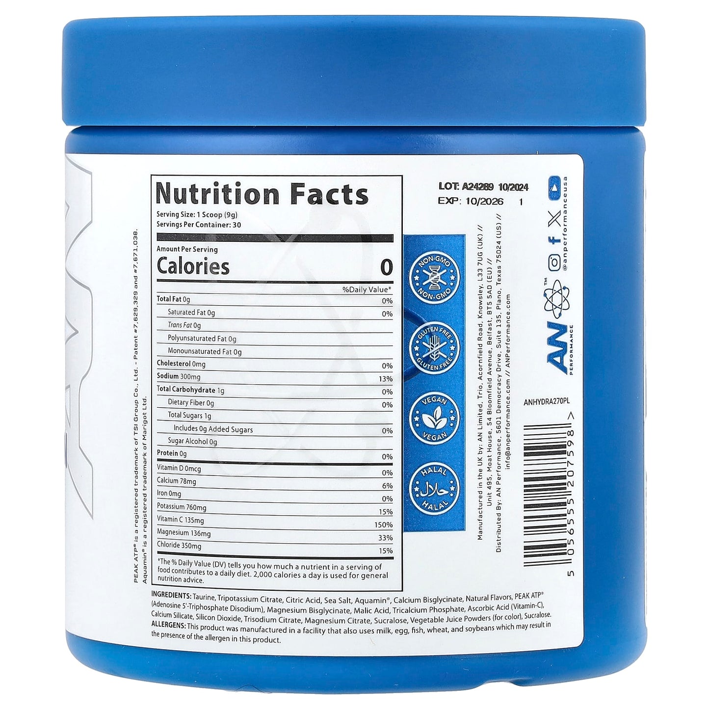 AN Supps Pink Lemonade Hydration Electrolyte Supplement - Image 2
