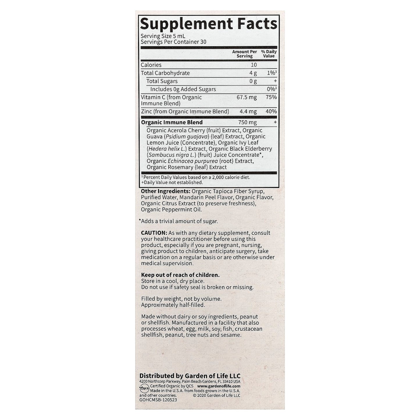 Organic Cough & Mucus Syrup by Garden of Life - USDA Certified - Image 2