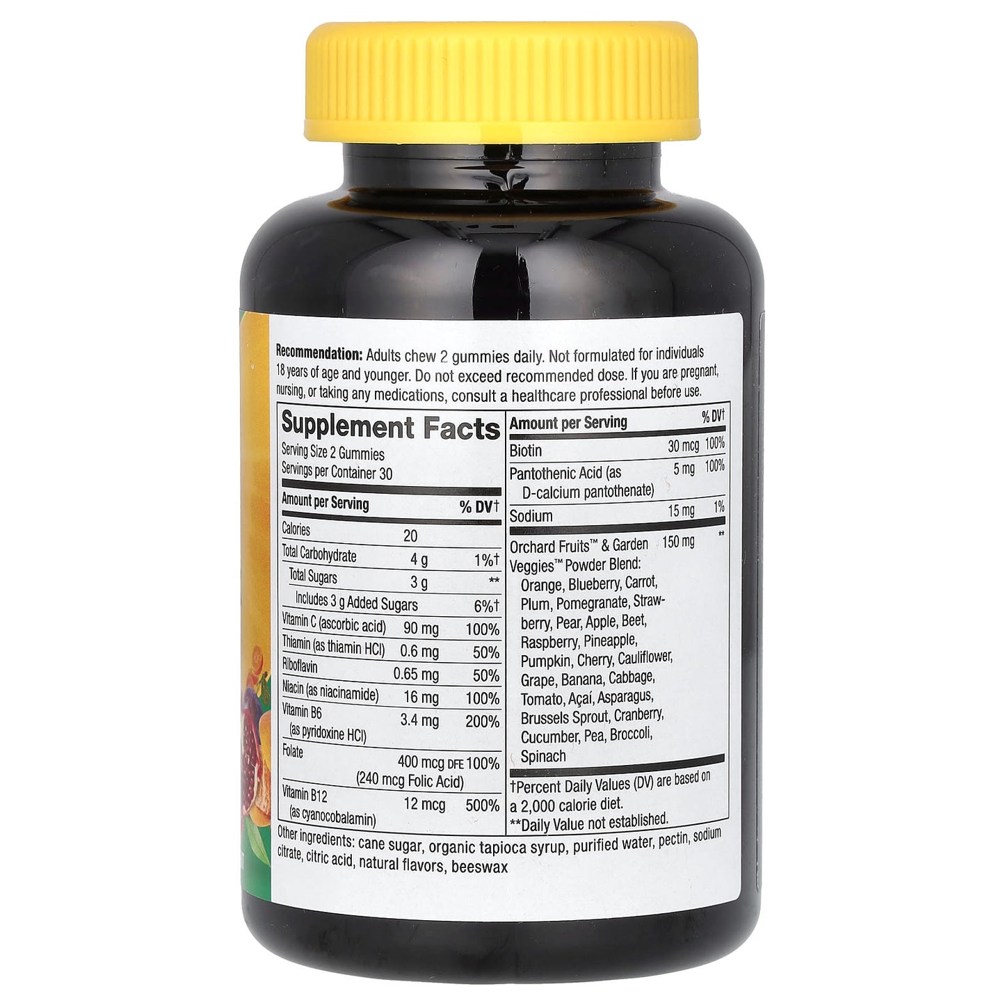Nature's Way, Alive! B-Complex Gummy, Mango, 60 Gummies - Image 2