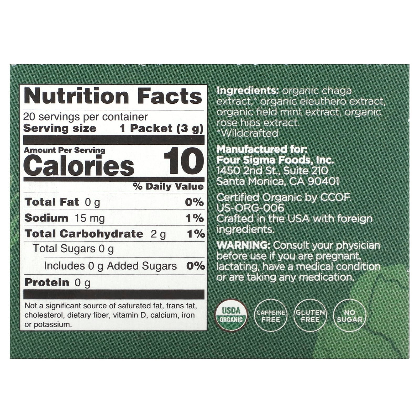 Protect Your Health with Four Sigmatic's Organic Chaga & Eleuthero Elixir - Image 2