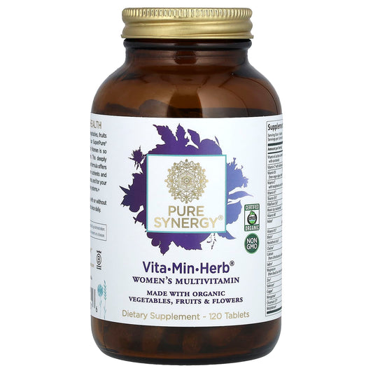 Pure Synergy, Vita-Min-Herb, Women's Multivitamin, 120 Tablets - Image 1
