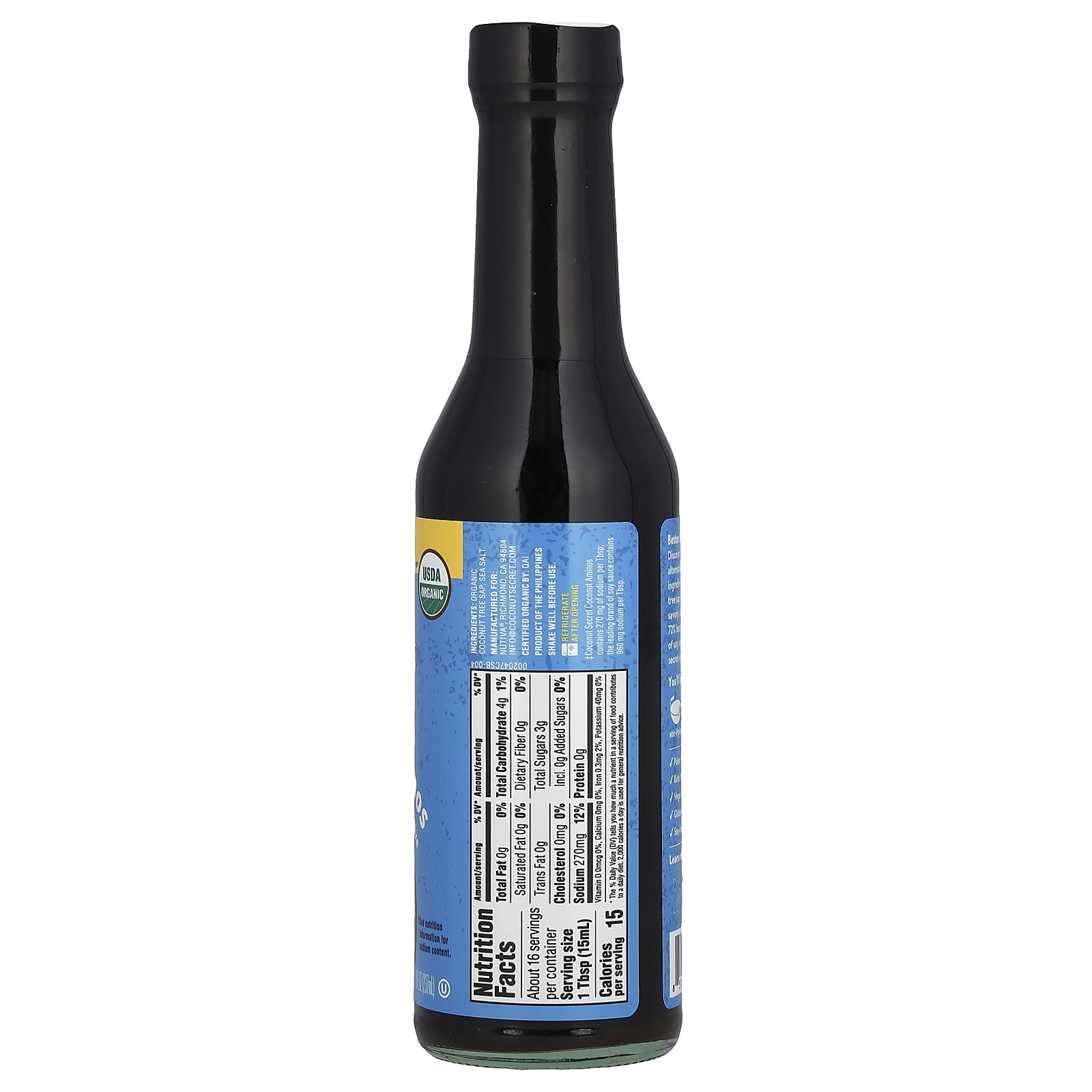 Coconut Secret Coconut Aminos: Soy-Free Soy Sauce Alternative - Image 2