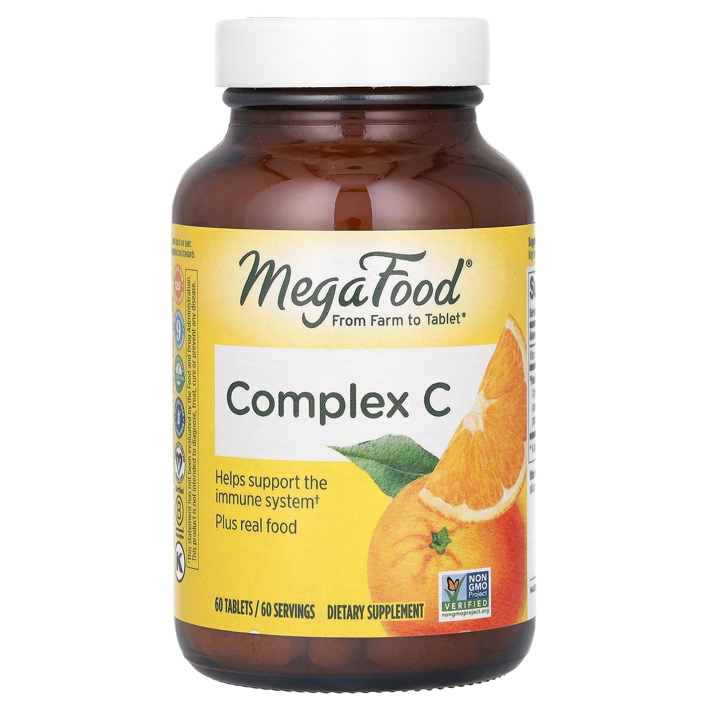 MegaFood, Complex C, 60 Tablets - Image 1