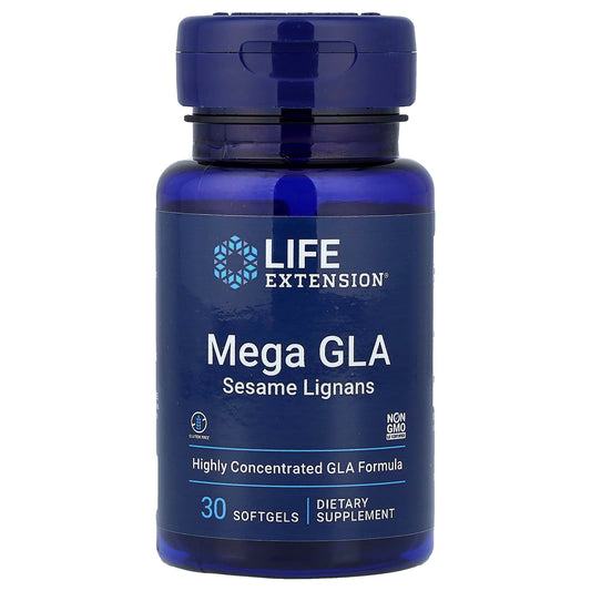 Life Extension, Mega GLA Sesame Lignans, 30 Softgels - Image 1