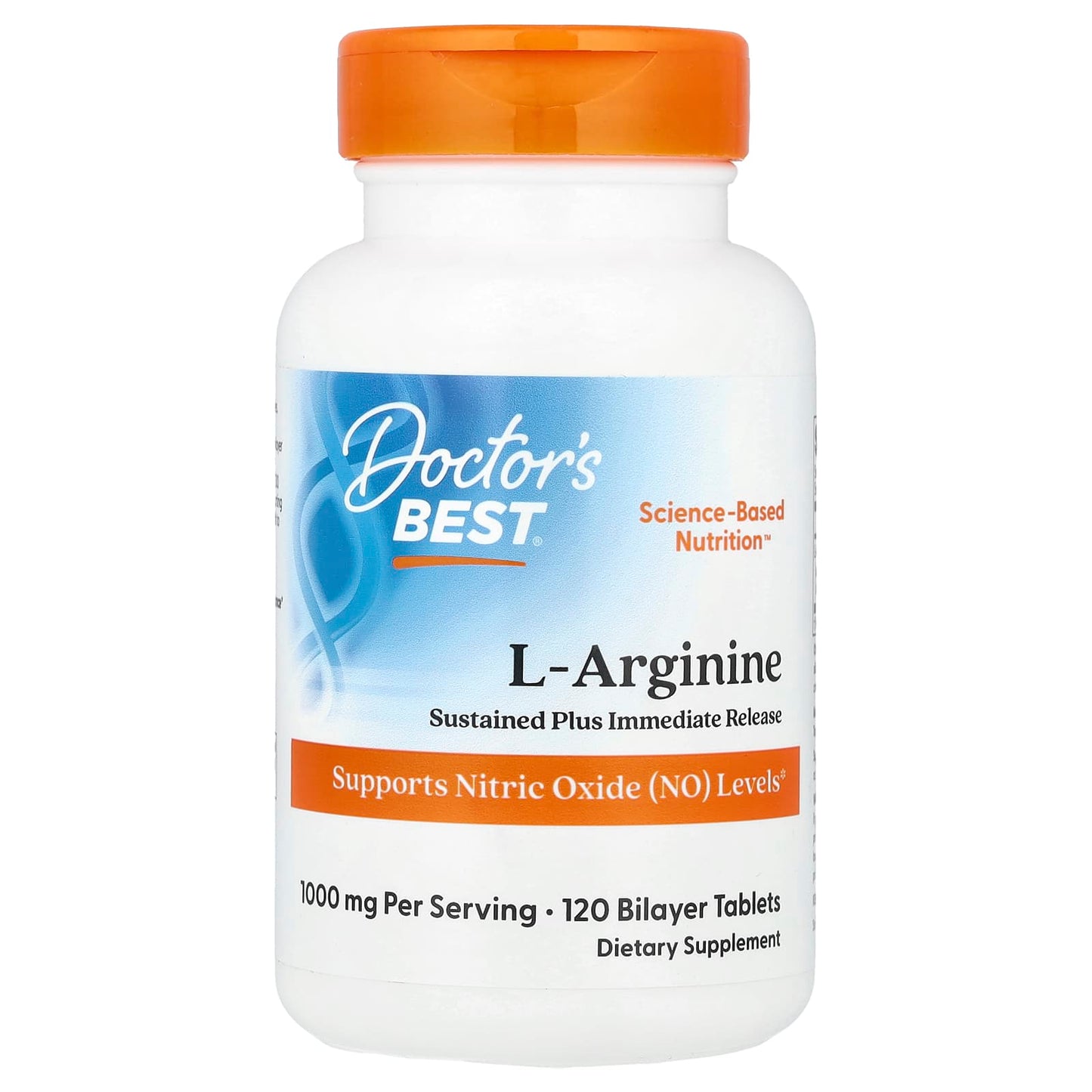 Boost Nitric Oxide & Endurance with Doctor's Best L-Arginine 500mg - Image 1