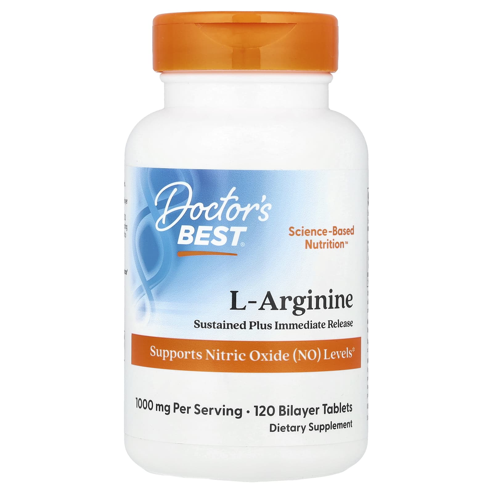 Boost Nitric Oxide & Endurance with Doctor's Best L-Arginine 500mg - Image 1