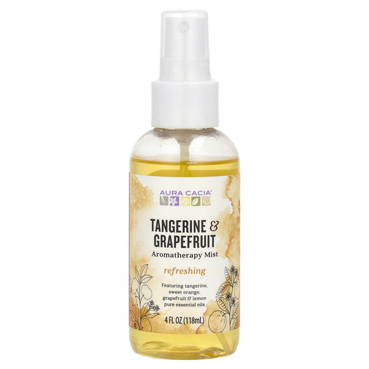 Aura Cacia Aromatherapy Mist: Uplifting Tangerine & Grapefruit - Image 1