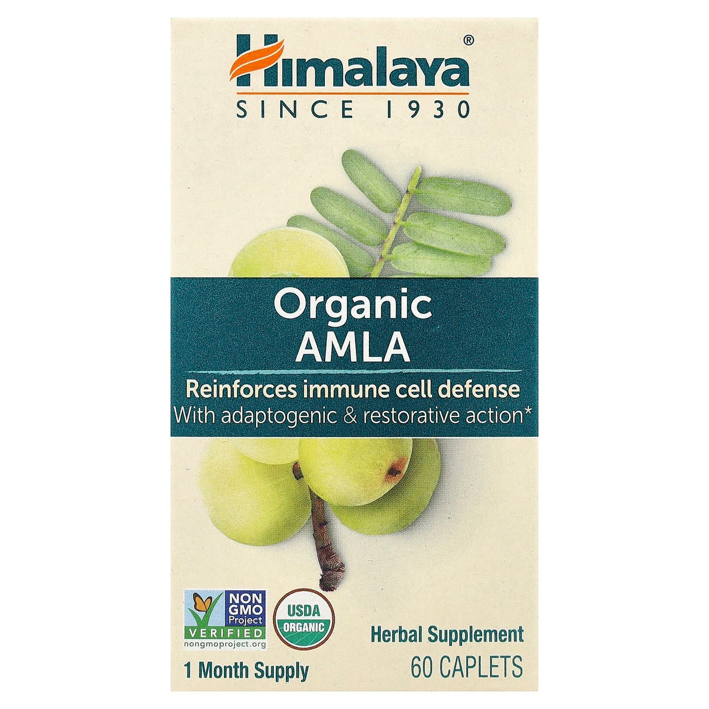 Organic Amla 60 Caplets - Boost Immune System & Wellness - Image 1