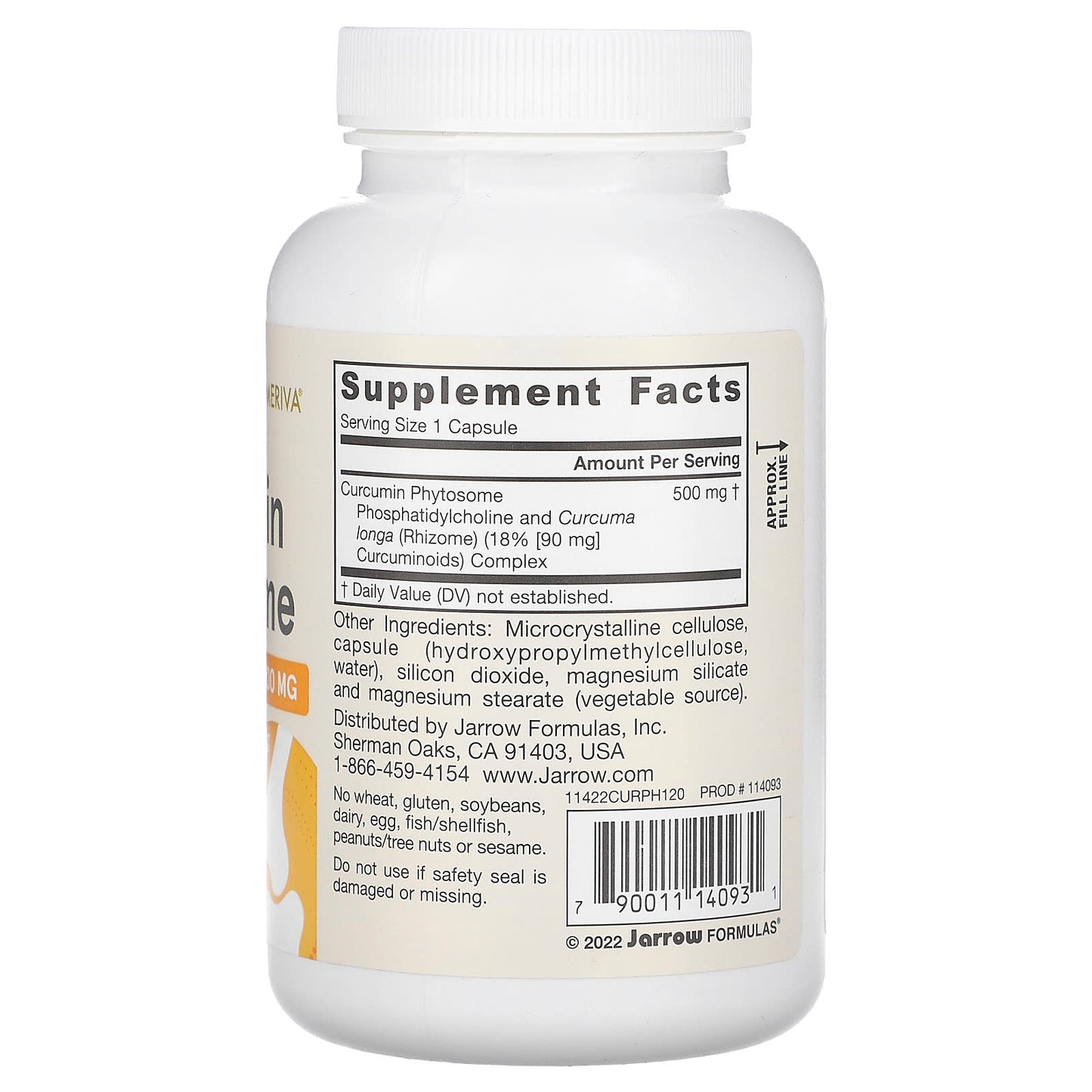 Turmeric Curcumin Supplement with Enhanced Absorption, 120 Capsules - Image 2