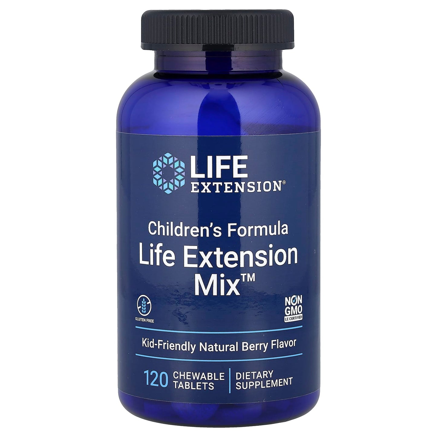 Children's Formula, Life Extension Mix™, Natural Berry, 120 Chewable Tablets - Image 1