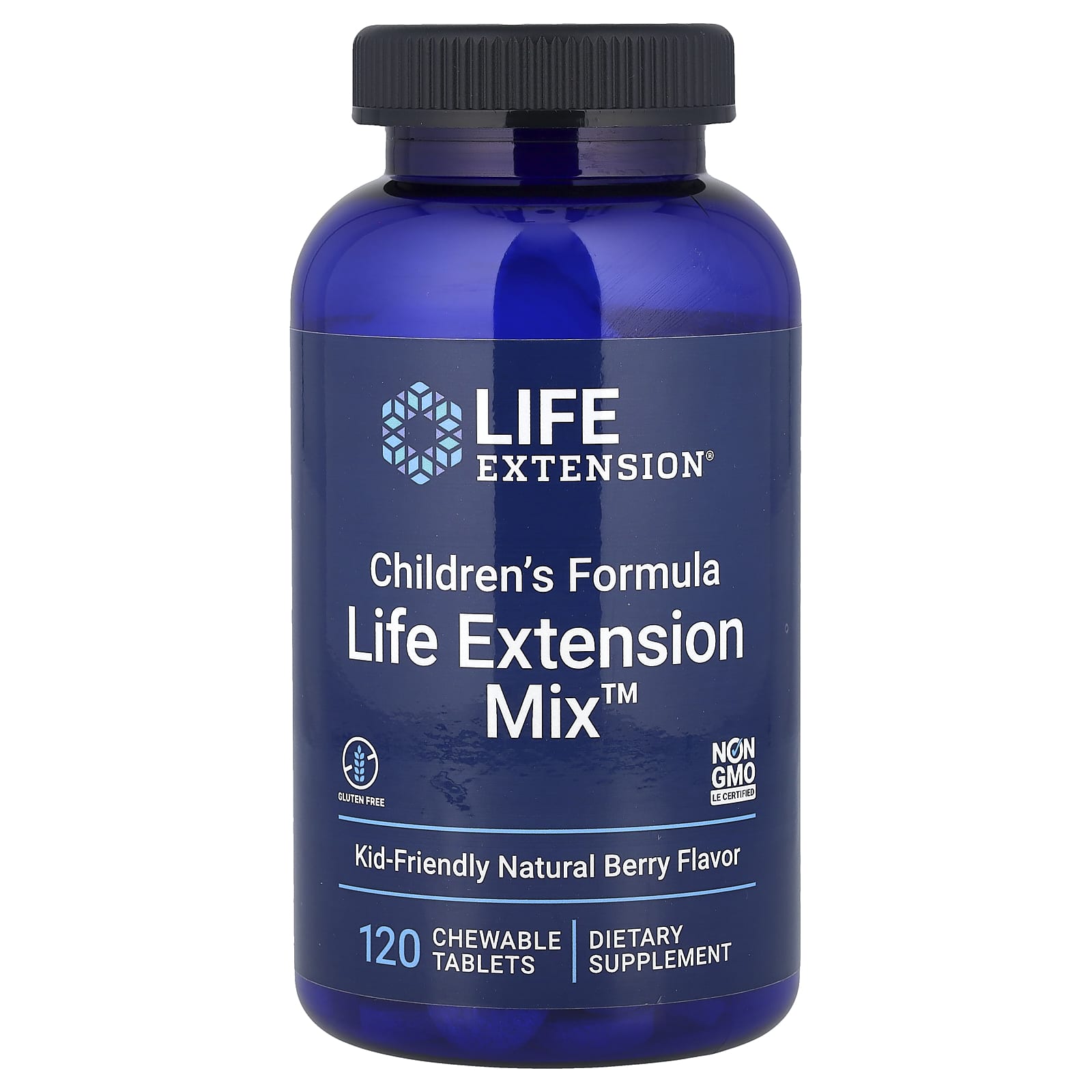 Children's Formula, Life Extension Mix™, Natural Berry, 120 Chewable Tablets - Image 1