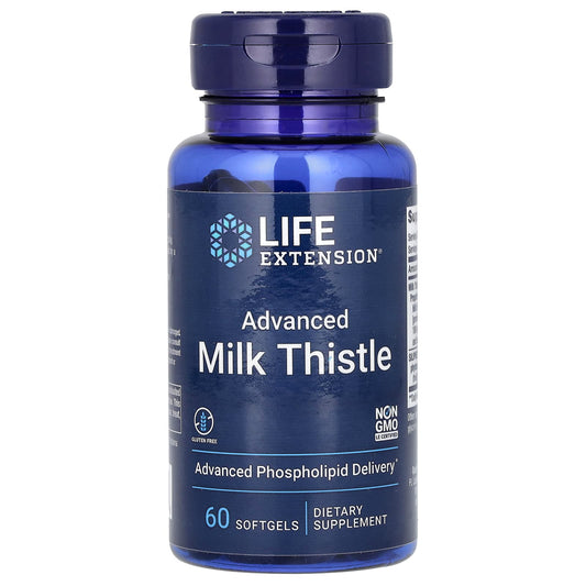 Life Extension, Advanced Milk Thistle, 60 Softgels - Image 1