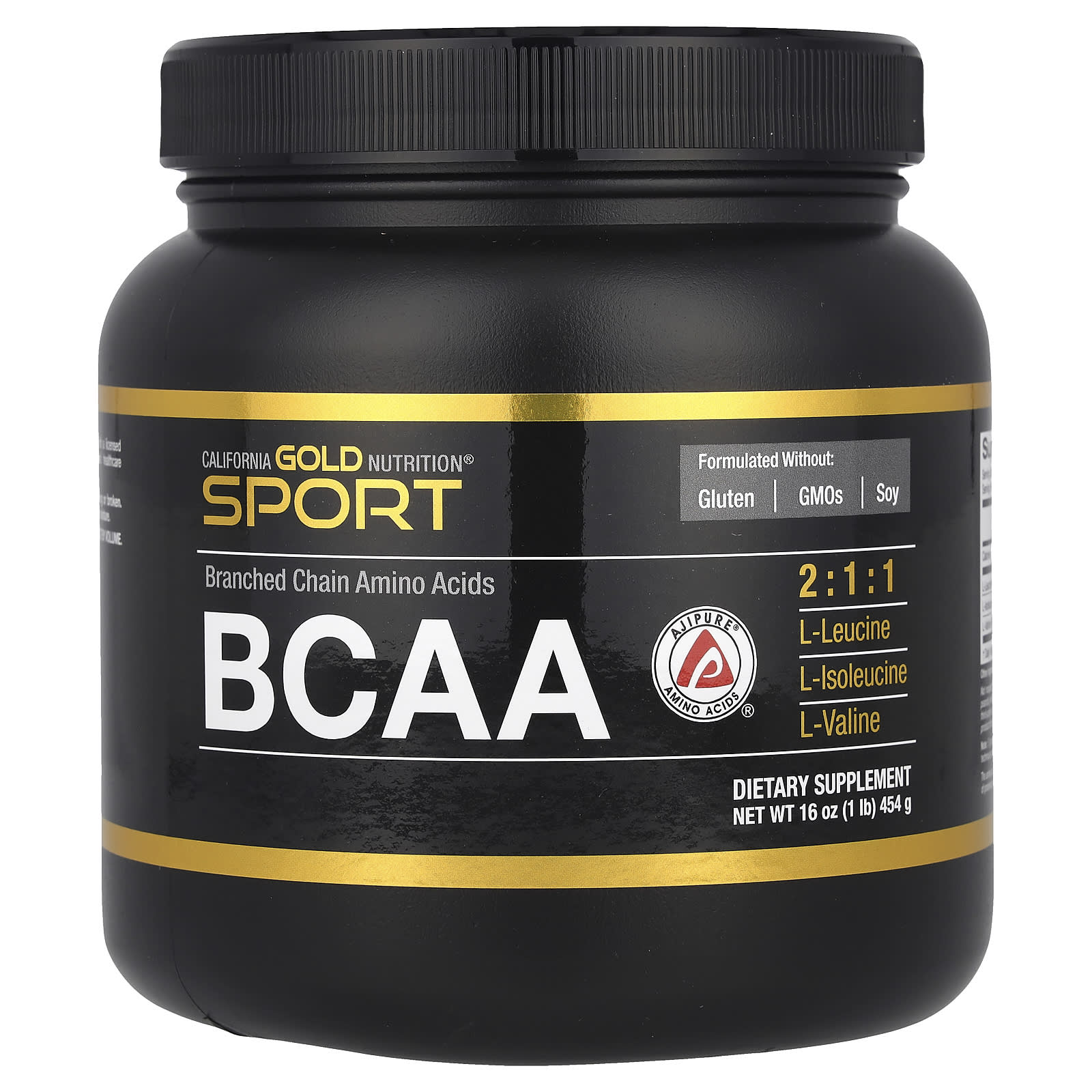 California Gold Nutrition BCAA Powder - 1 lb (454g) - Image 1