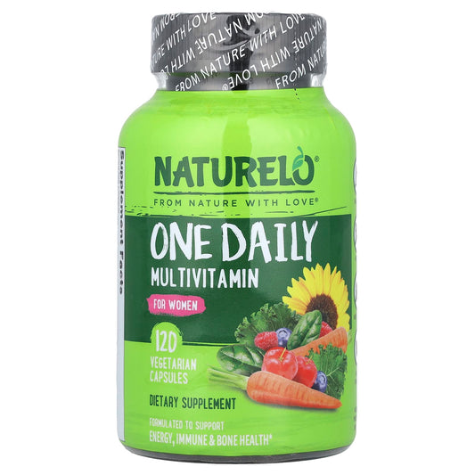 NATURELO, One Daily Multivitamin, For Women, 120 Vegetarian Capsules - Image 1
