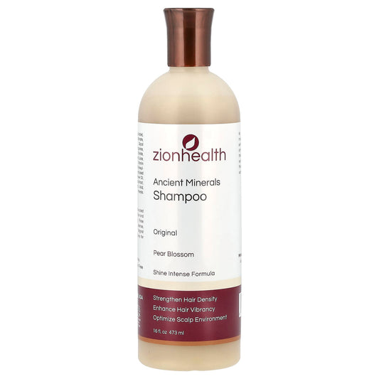 Zion Health, Ancient Minerals Shampoo, Original, Pear Blossom, 16 fl oz (473 ml) - Image 1