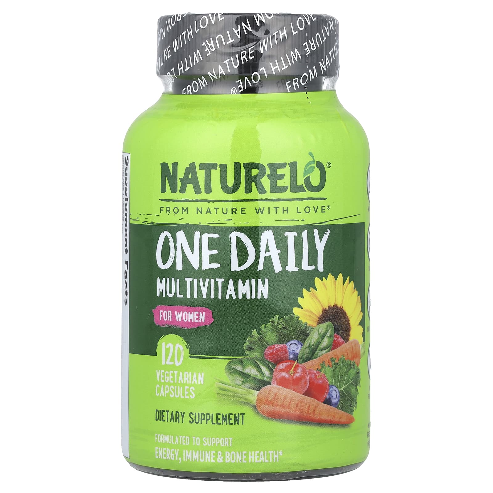 NATURELO, One Daily Multivitamin, For Women, 120 Vegetarian Capsules - Image 1