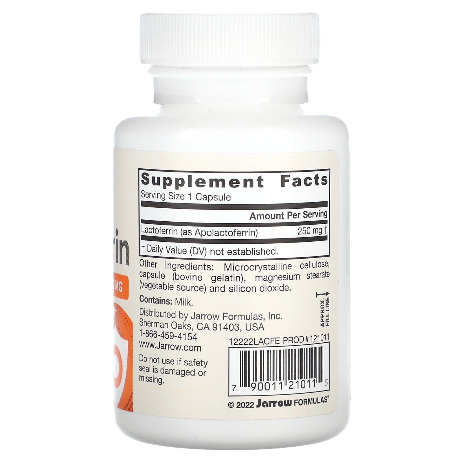 Jarrow Formulas Lactoferrin Immune Support Supplement - Image 2