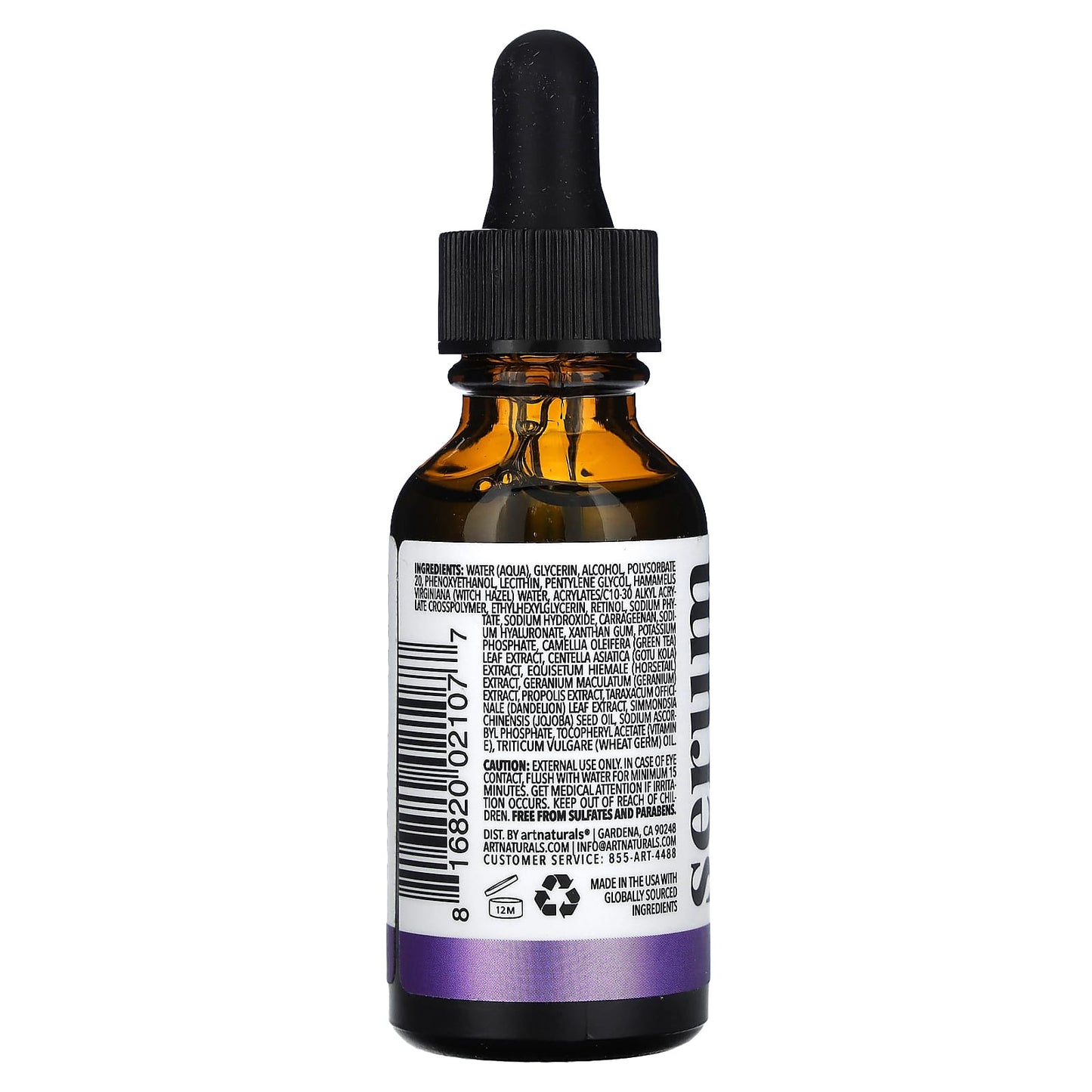 ArtNaturals Retinol Renew Serum, 1 fl oz (30 ml) Anti-Aging Treatment - Image 2