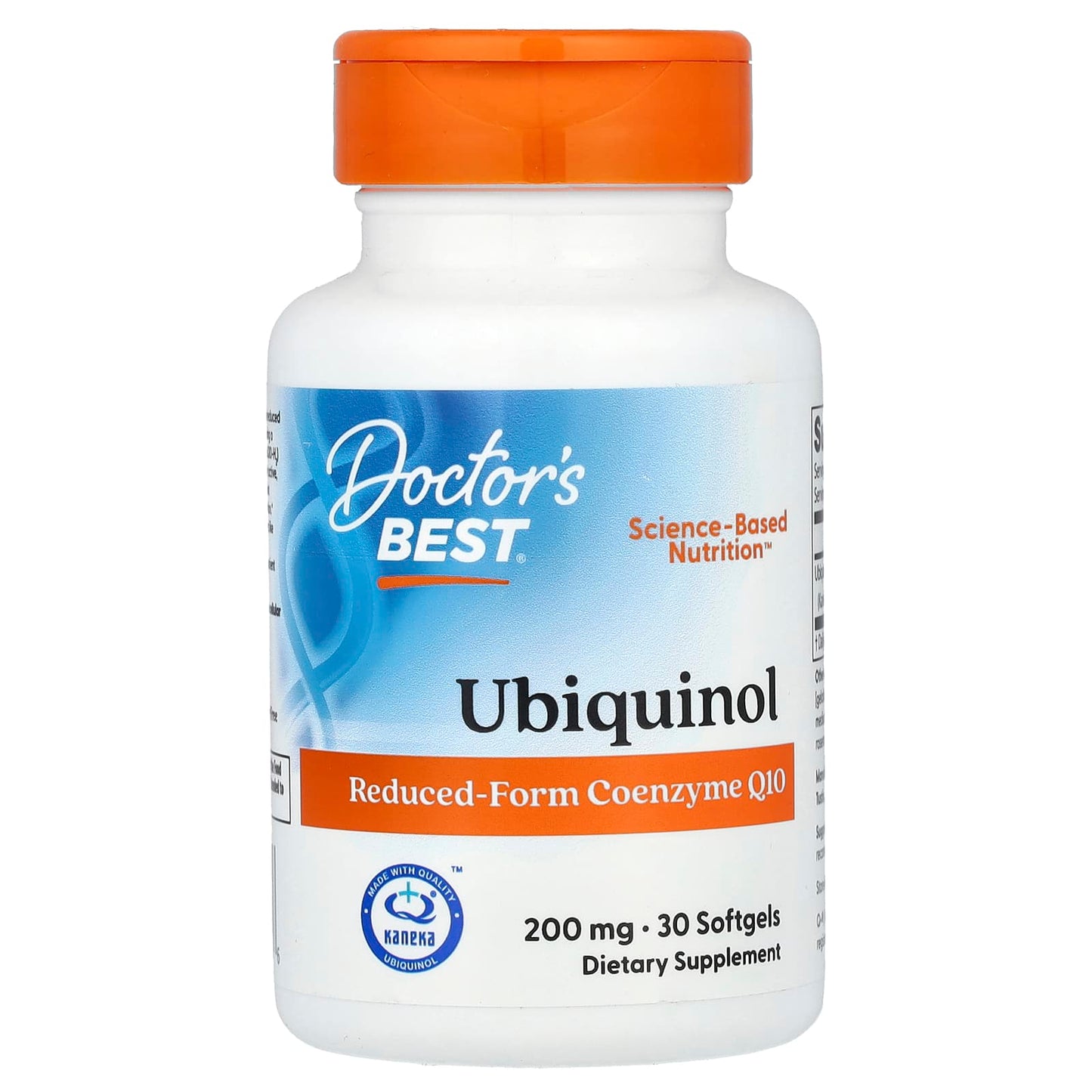 Ubiquinol by Doctor's Best - 200mg, 30 Softgels for Antioxidant Support - Image 1
