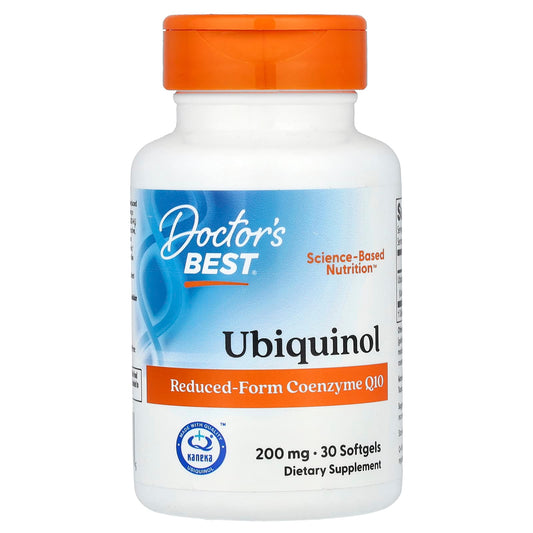 Ubiquinol by Doctor's Best - 200mg, 30 Softgels for Antioxidant Support - Image 1