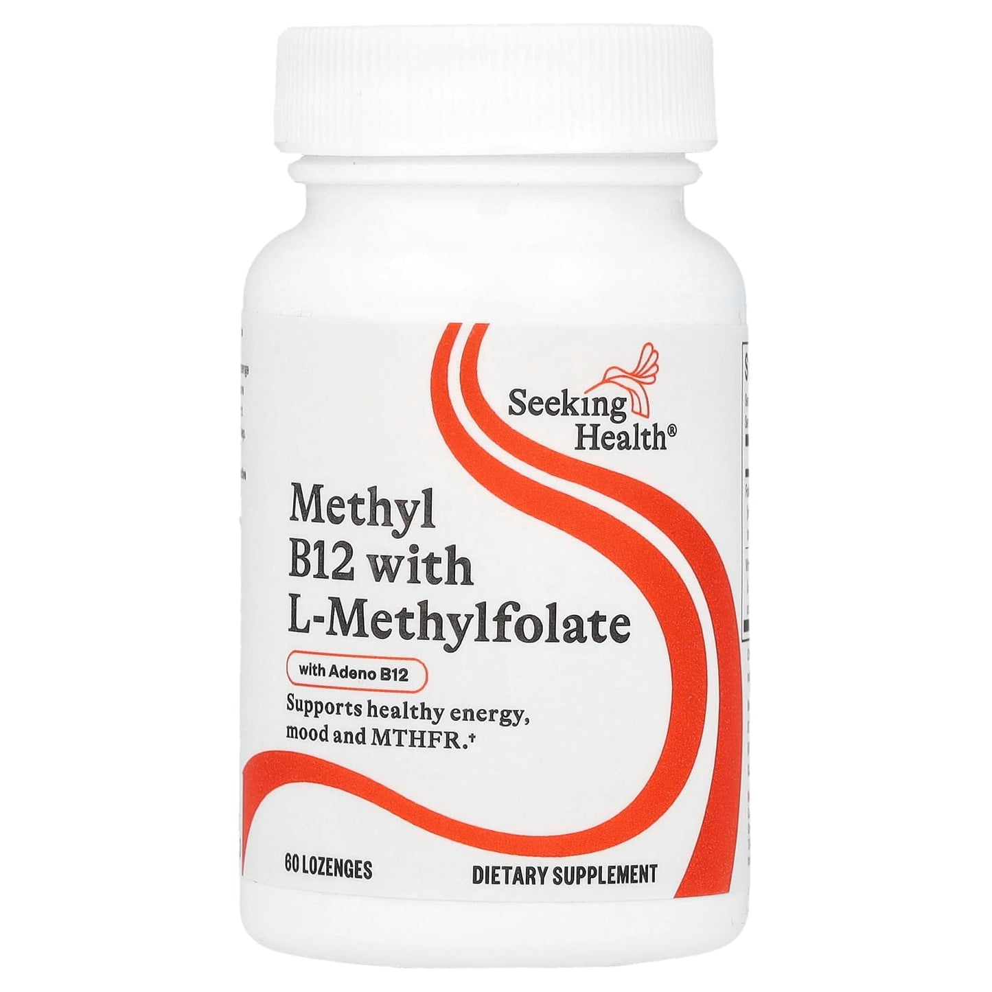 Seeking Health, Methyl B12 with L-Methylfolate , 60 Lozenges - Image 1