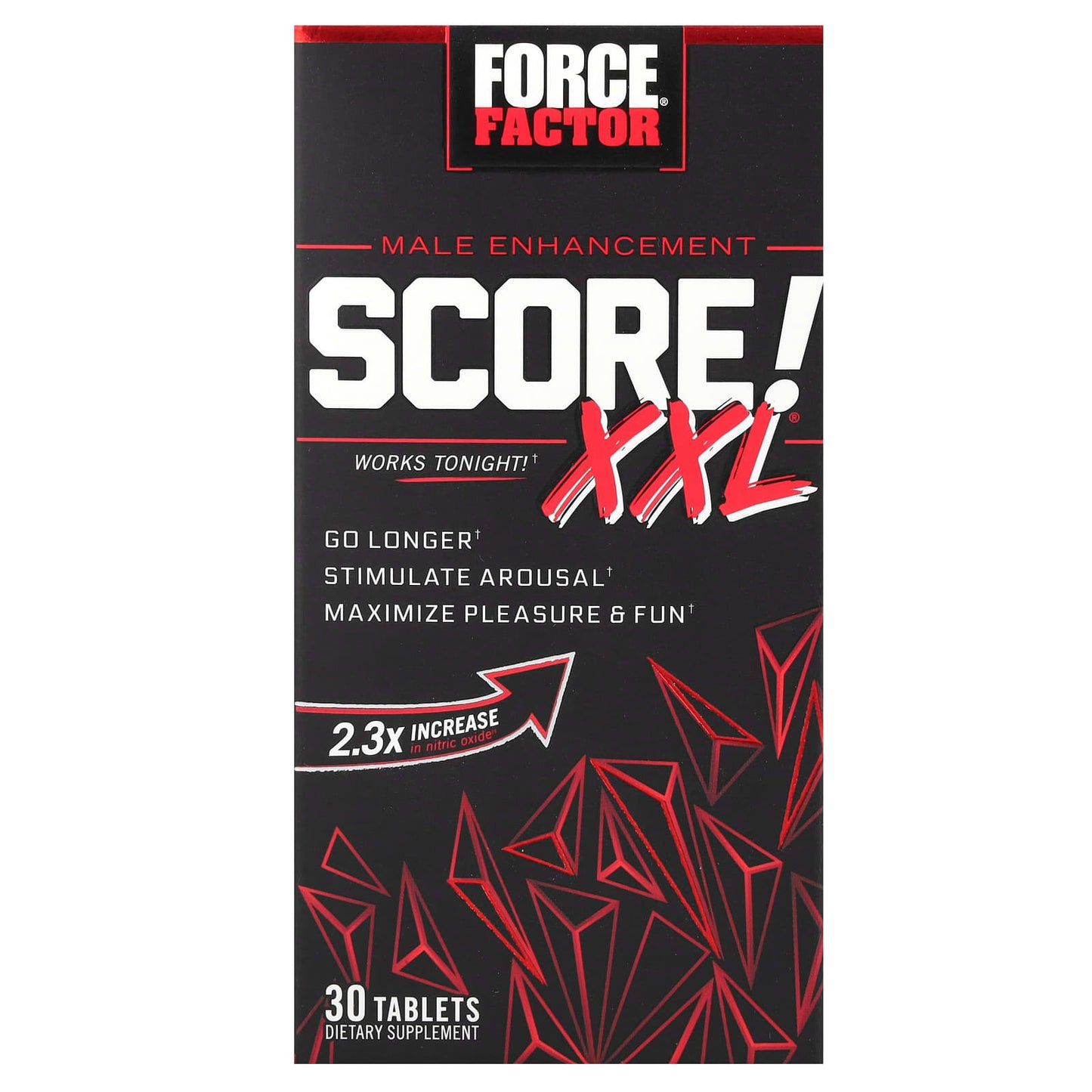 Force Factor SCORE! XXL Male Enhancement Supplement, 30 Tablets - Image 1