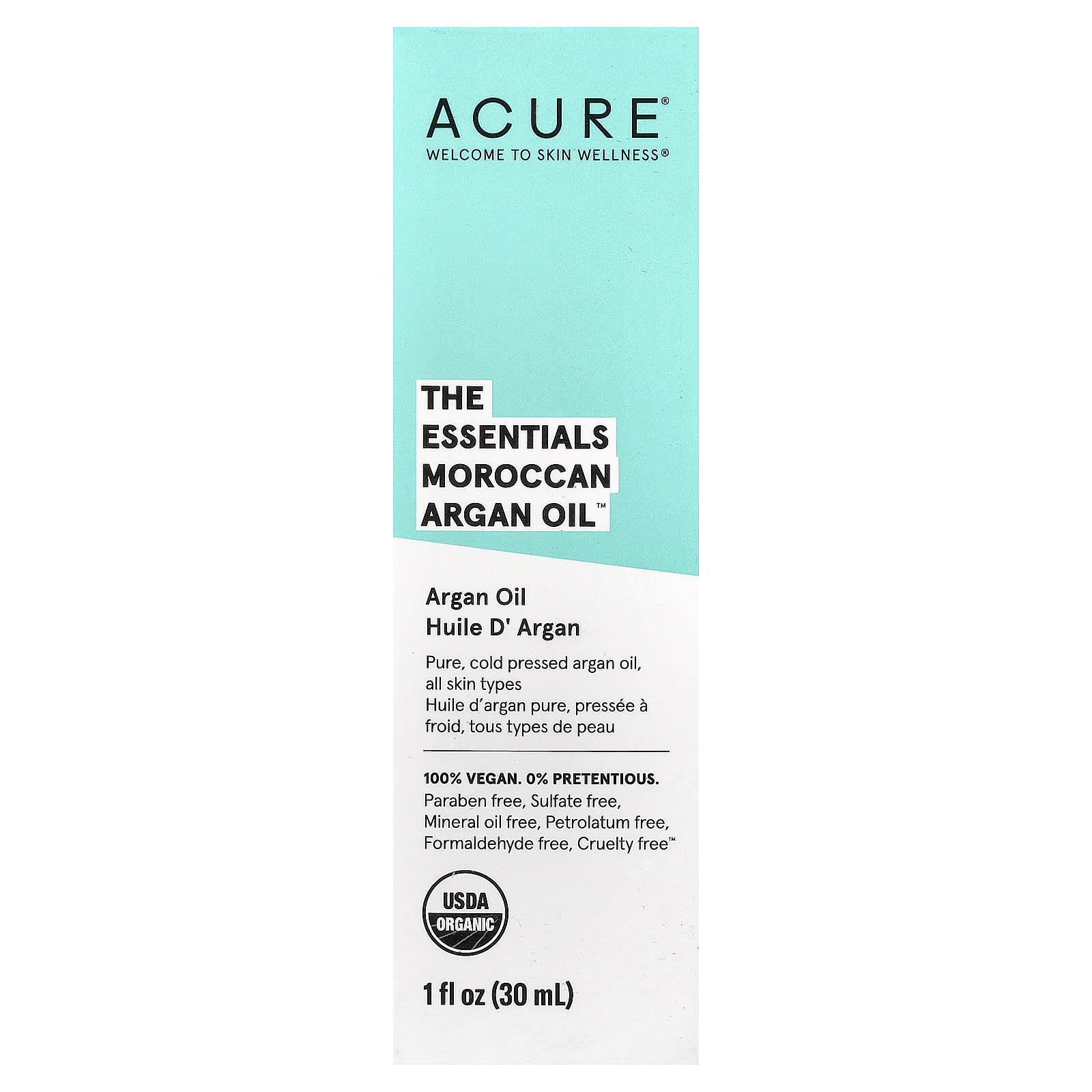 Moroccan Argan Oil Face Serum & Hair Oil, 1 fl oz (30 ml) - Organic & Vegan - Image 2