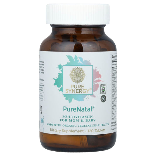Pure Synergy, PureNatal®, Multivitamin For Mom & Baby, 120 Tablets - Image 1