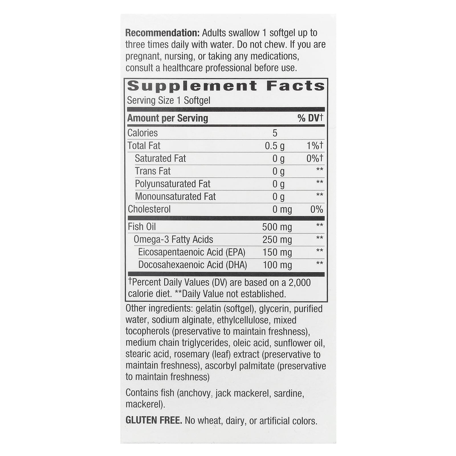 Nature's Way, Fisol® Fish Oil, 180 Softgels - Image 2